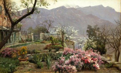 べラージオのフラワーガーデン 作： Peder Monsted