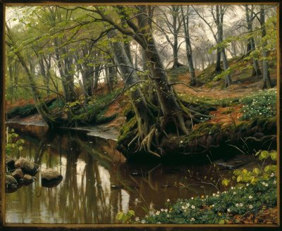 森の端にある春の日 作： Peder Monsted