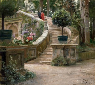 ヴィラデステの公園 作： Peder Monsted
