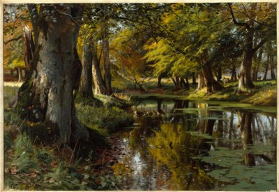 P.メンステッド、ヴァルトバッハの夏の終わり 作： Peder Monsted