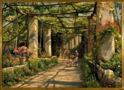 ラヴェッロのパーゴラ 作： Peder Monsted