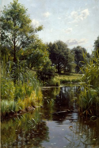 湖の葦 作： Peder Monsted