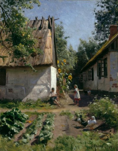 夏の日 作： Peder Monsted
