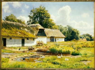 農場の夏の日 作： Peder Monsted