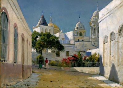 カディスの街並み 作： Peder Monsted