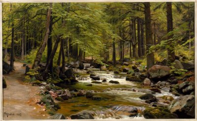 春のヴァルトバッハ 作： Peder Monsted