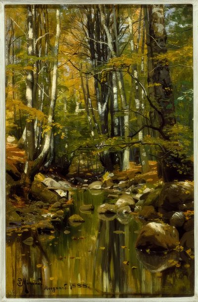 夏の終わりのヴァルトバッハ 作： Peder Monsted