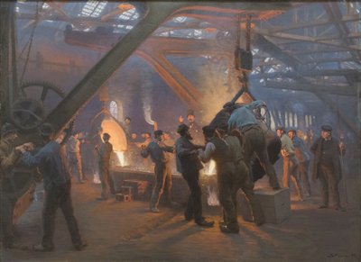 バーマイスターとウェインアイアンファウンドリー 作： Peder Severin Krøyer
