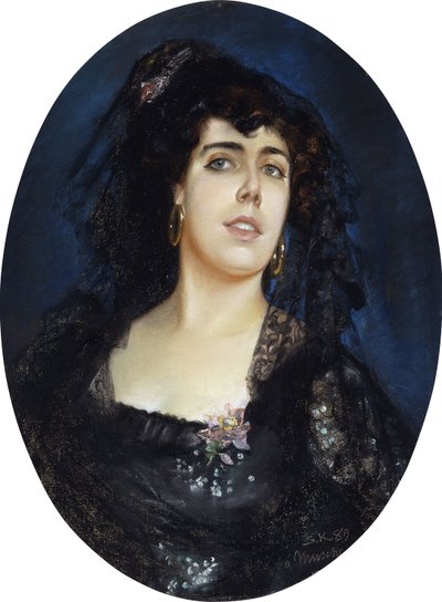 アン・ペルターソン＝ノリーの肖像、1889 作： Peder Severin Krøyer