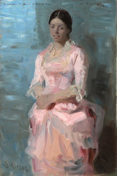 フレデリッケトゥクセンの肖像、1882年 作： Peder Severin Krøyer