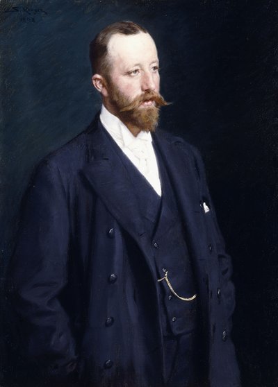 紳士の肖像、1898 作： Peder Severin Krøyer