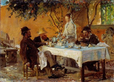 ソラでの朝食 作： Peder Severin Krøyer