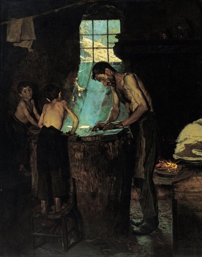イタリアの村の嫌いな人 作： Peder Severin Krøyer