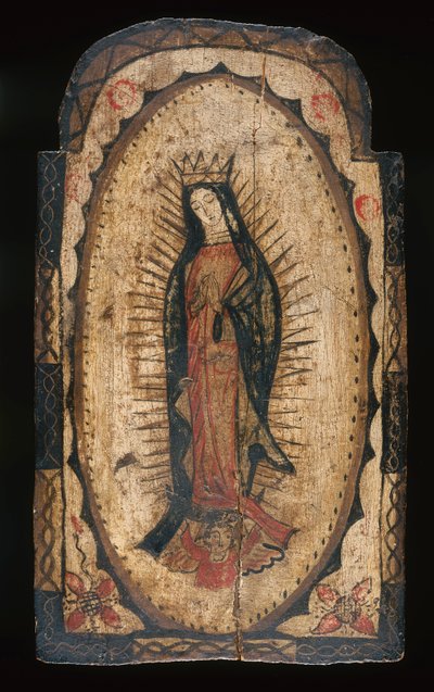 グアダルーペの聖母、カリフォルニア州。 1780～1830年。 作： Pedro Antonio Frésquis