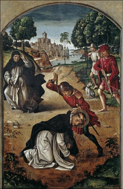 ヴェローナの聖ペテロの死、1493-1499 作： Pedro Berruguete