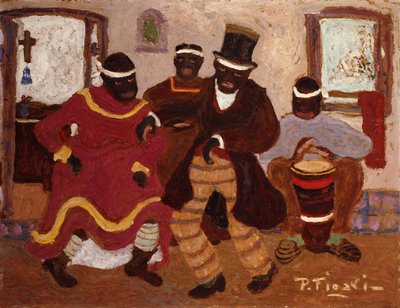 アフリカの郷愁（カンドンベ）;アフリカの郷愁（カンドンベ） 作： Pedro Figari