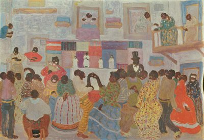 ハイチのダンサー 作： Pedro Figari