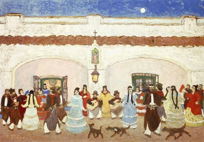 パティオで踊る;パティオで踊る 作： Pedro Figari