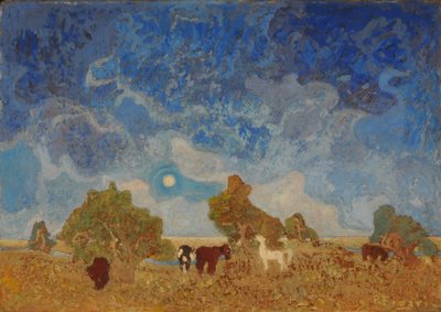 パンパ 作： Pedro Figari
