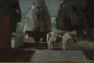 月の下の庭または5番目の静けさ 作： Pedro Figari Solari