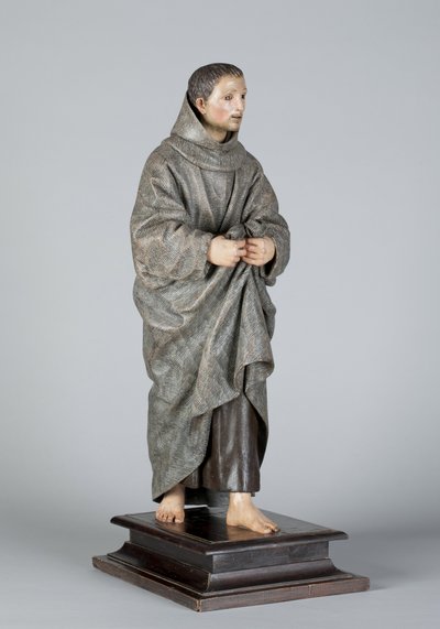 アルカラのサンディエゴ、1665-70年頃（ポリクロームウッド） 作： Pedro de Mena