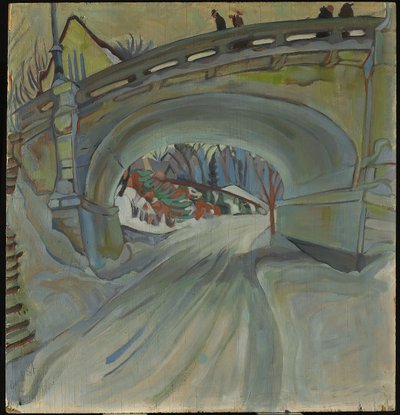 オンタリオ州バンクストリートブリッジ 作： Pegi Nicol Macleod