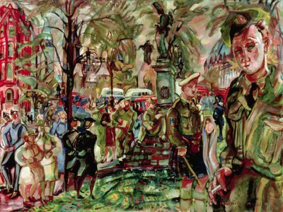 オタワ、1943年頃（キャンバスに油彩） 作： Pegi Nicol Macleod