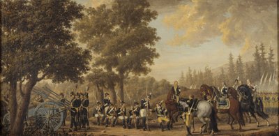 Le roi Gustave III de Suede (1746-1792) durant la guerre russo suedoise (1788-1790) - 露西亜戦争におけるスウェーデン王グスタフ3世、Hillestrom, Pehr (1732-1816)作。油彩・キャンバス 作： Pehr Hilleström