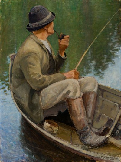 釣りをする男 作： Pekka Halonen