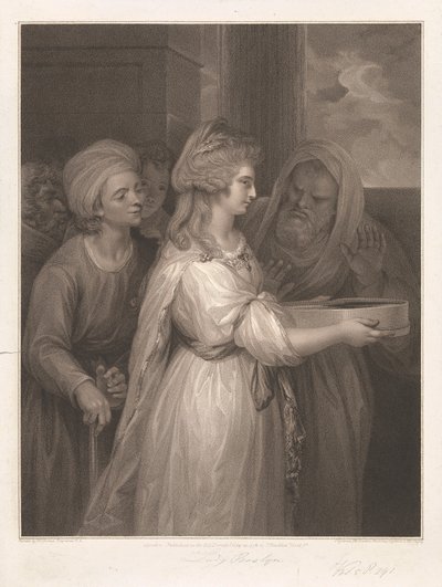 Mrs Seaforth as, Tuccia - The Vestal Virgin 作： Peltro W. Tomkins
