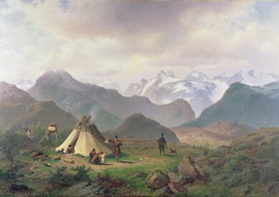 クヴィックヨックのモチーフ、1862 作： Per Daniel Holm