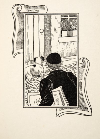 動物の百話、パブからの臨時のニュースマン。 1924 作： Percy J. Billingshurst