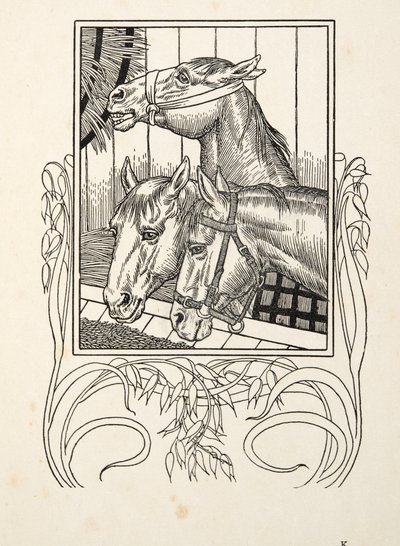 動物の百話、パブからの高齢者の支援。 1924 作： Percy J. Billingshurst