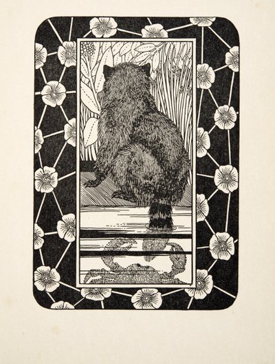動物の百の逸話からのカニ釣り、パブ。 1924 作： Percy J. Billingshurst