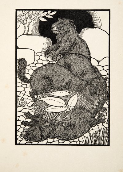動物の百の逸話、パブからの労働の部門。 1924 作： Percy J. Billingshurst