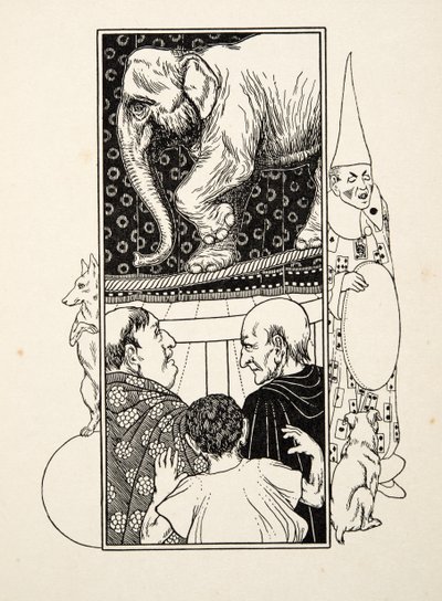 象のロープダンス、動物の百の逸話、パブ。 1924 作： Percy J. Billingshurst