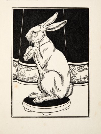 動物の百の逸話、パブから飼いならされたウサギ。 1924 作： Percy J. Billingshurst
