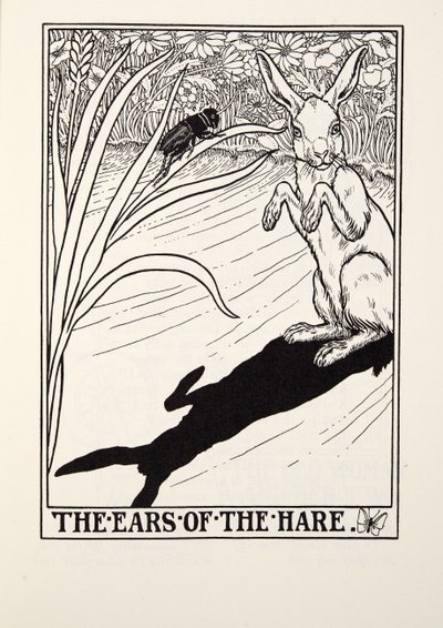 イヌの耳、フォンテーヌ寓話、パブから。 1905 作： Percy J. Billingshurst