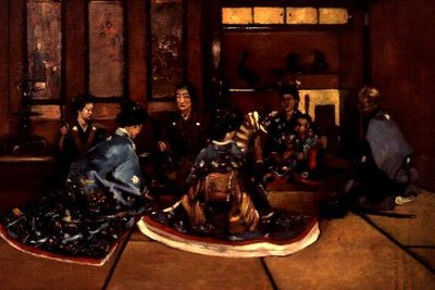 神父の家での一杯のお茶 作： Percy Sturdee