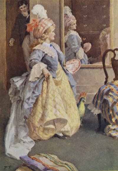 Louisa M AlcottによるLittle Womenのイラスト（カラーリソ） 作： Percy Tarrant