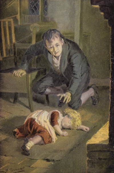 ジョージ・エリオットによるサイラス・マーナーのイラスト（カラーリソ） 作： Percy Tarrant