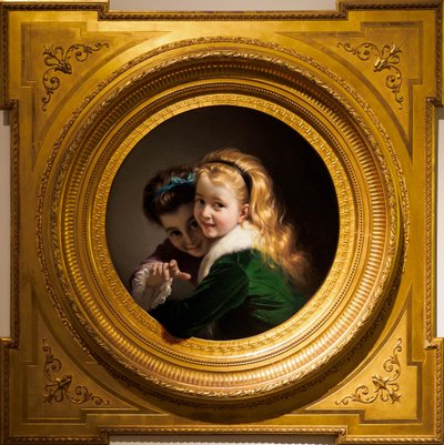 笑う二人の少女 作： Pere Borell del Caso