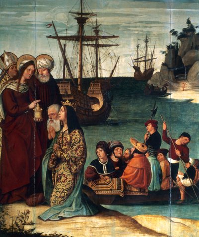 マルセイユでのサンタマグダレナの説教、1526年 作： Pere Mates