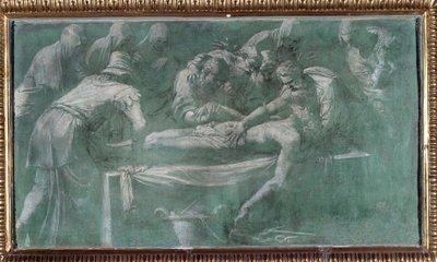 イエスの埋葬（絵画 作： Perino del Vaga
