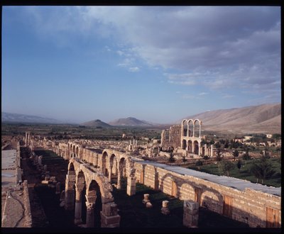 アンジャールの街の眺め（705～710年 作： Period Umayyad