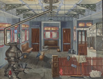 エル駅インテリア 作： Perkins Harnly