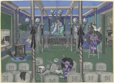葬儀場、1895-1920 作： Perkins Harnly