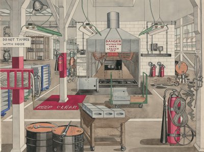 漆塗り桶、1946年。 作： Perkins Harnly