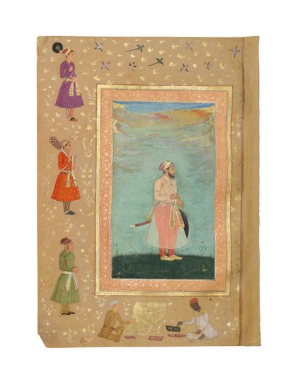 ムガール王子、おそらくシャー・シュジャ、1645-50年頃 作： Persian School