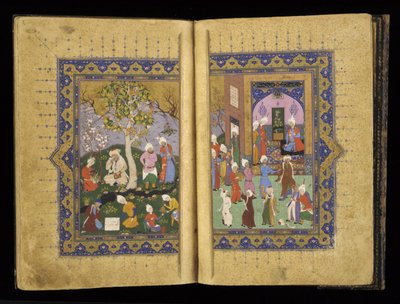 1530年頃、ルミによってMathnaviから即位した王子 作： Persian School